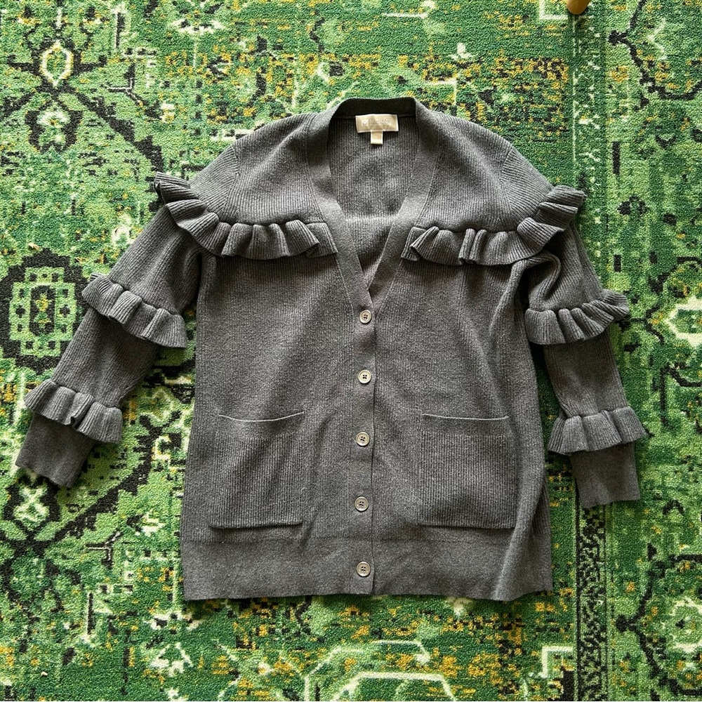 Michael Kors Ruffles Cardigan